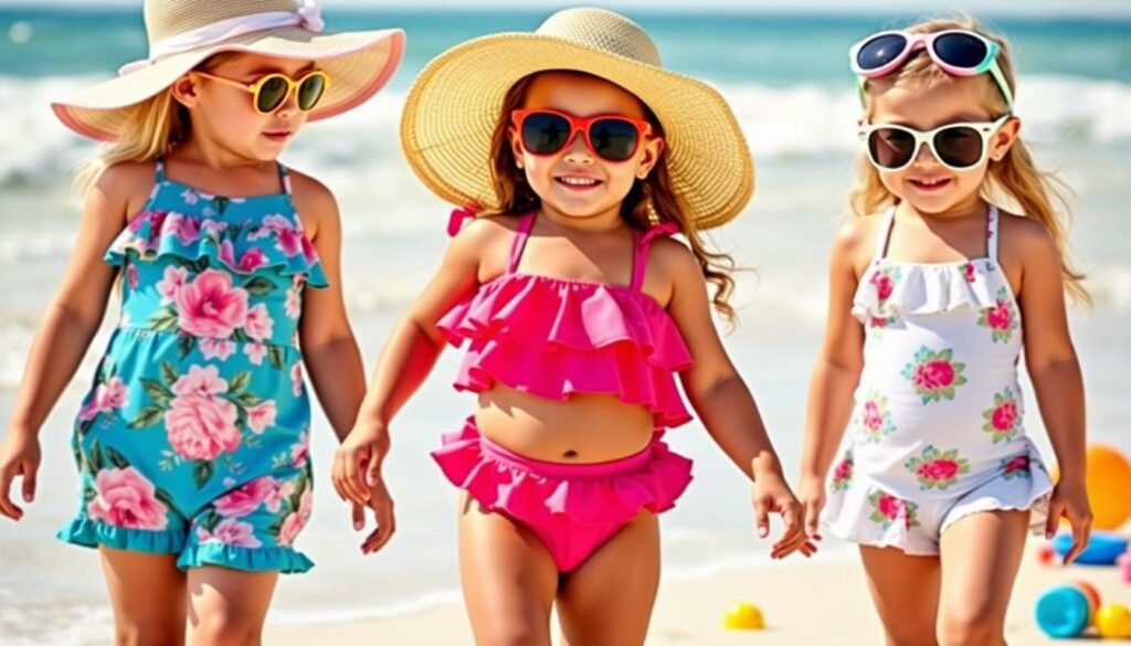 סגנונות השחייה הכי מעודכנים לתינוקות נקבה