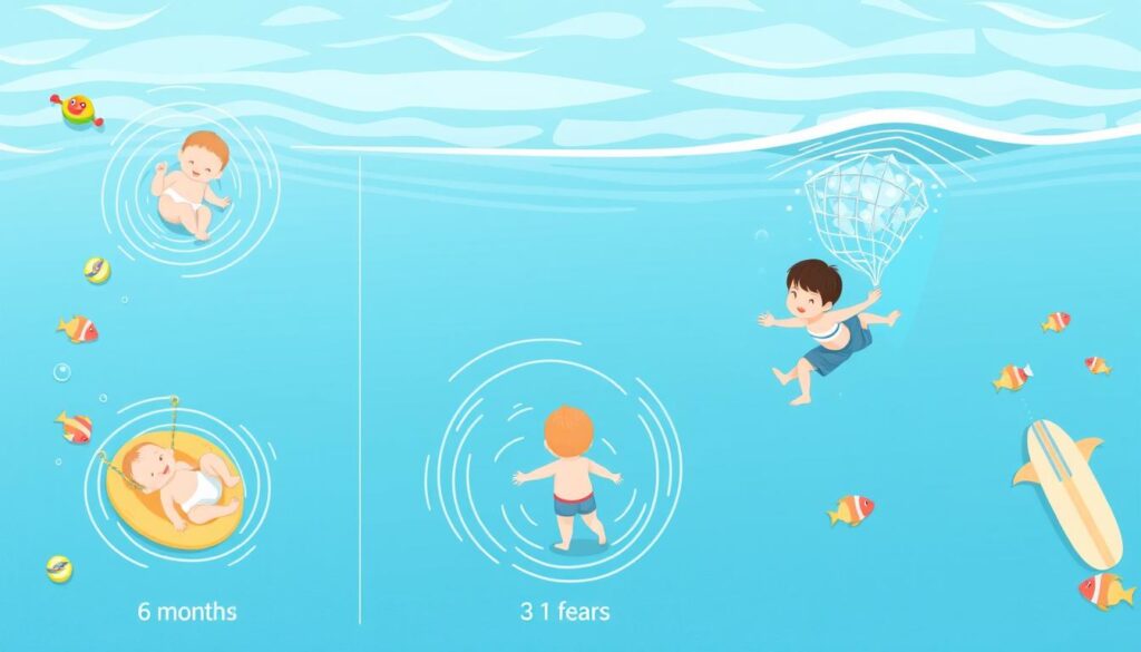 הנחיות גיל לשחייה