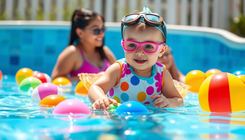 בטיחות בשחייה לתינוקת