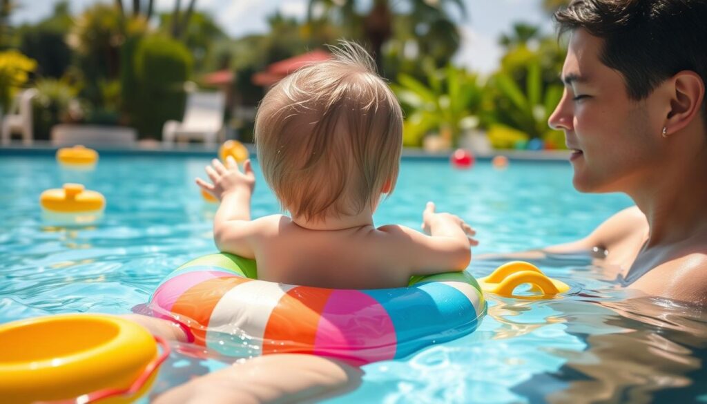 baby swim supervision
