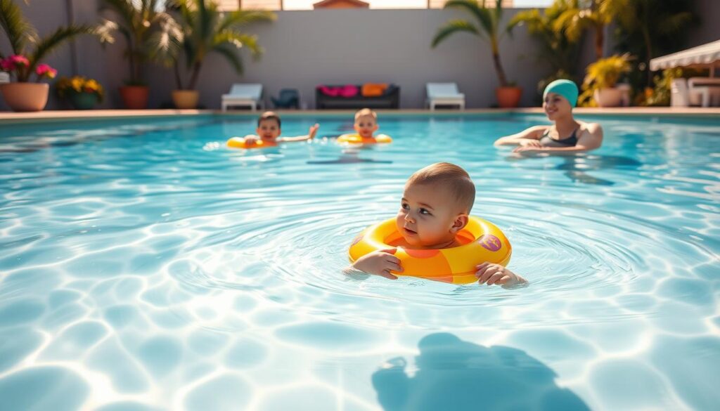 שיעורי שחייה לתינוק