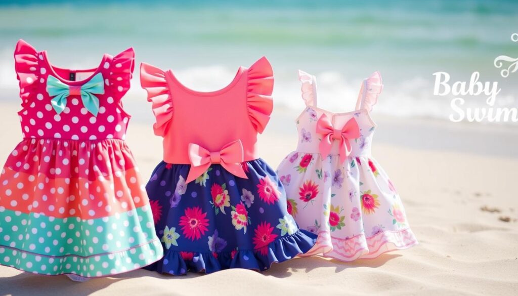 fashionable baby swim dresses