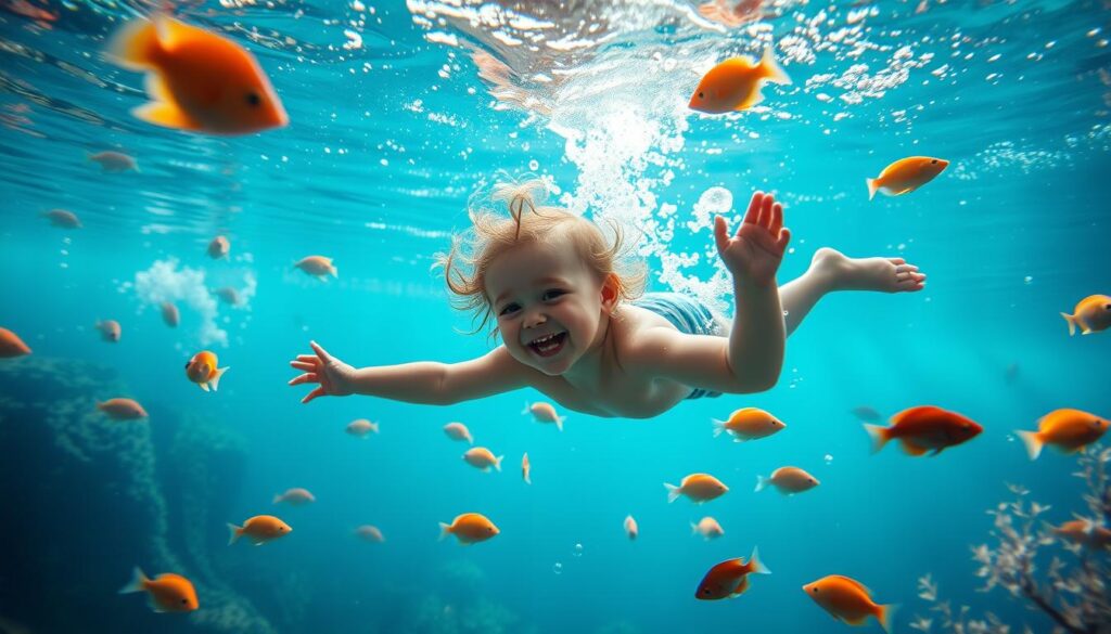 היתרונות של שחייה עבור תינוקות
