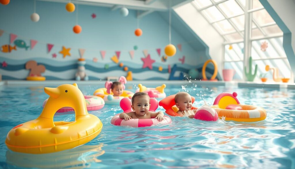 תוכניות שחייה לתינוקות נקבה