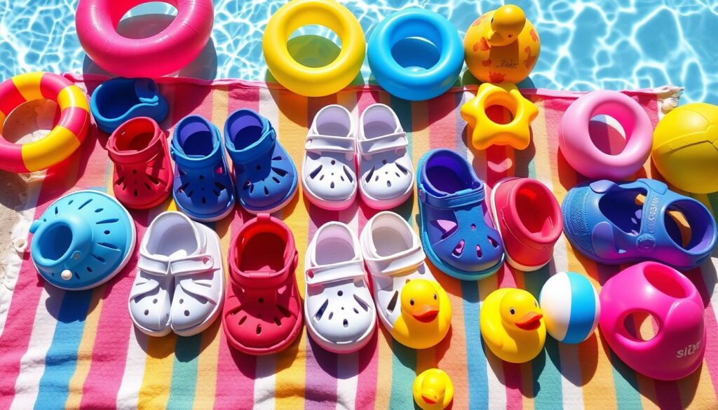 נעלי מים לתינוקות וצעצועי בריכה לפעוטות