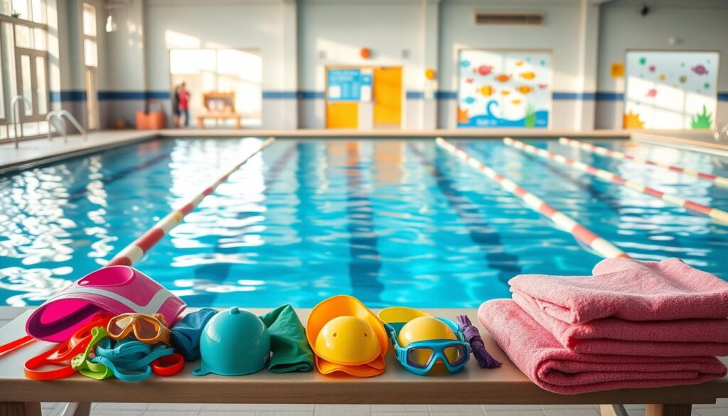 הכנה לשיעורי שחייה לתינוק