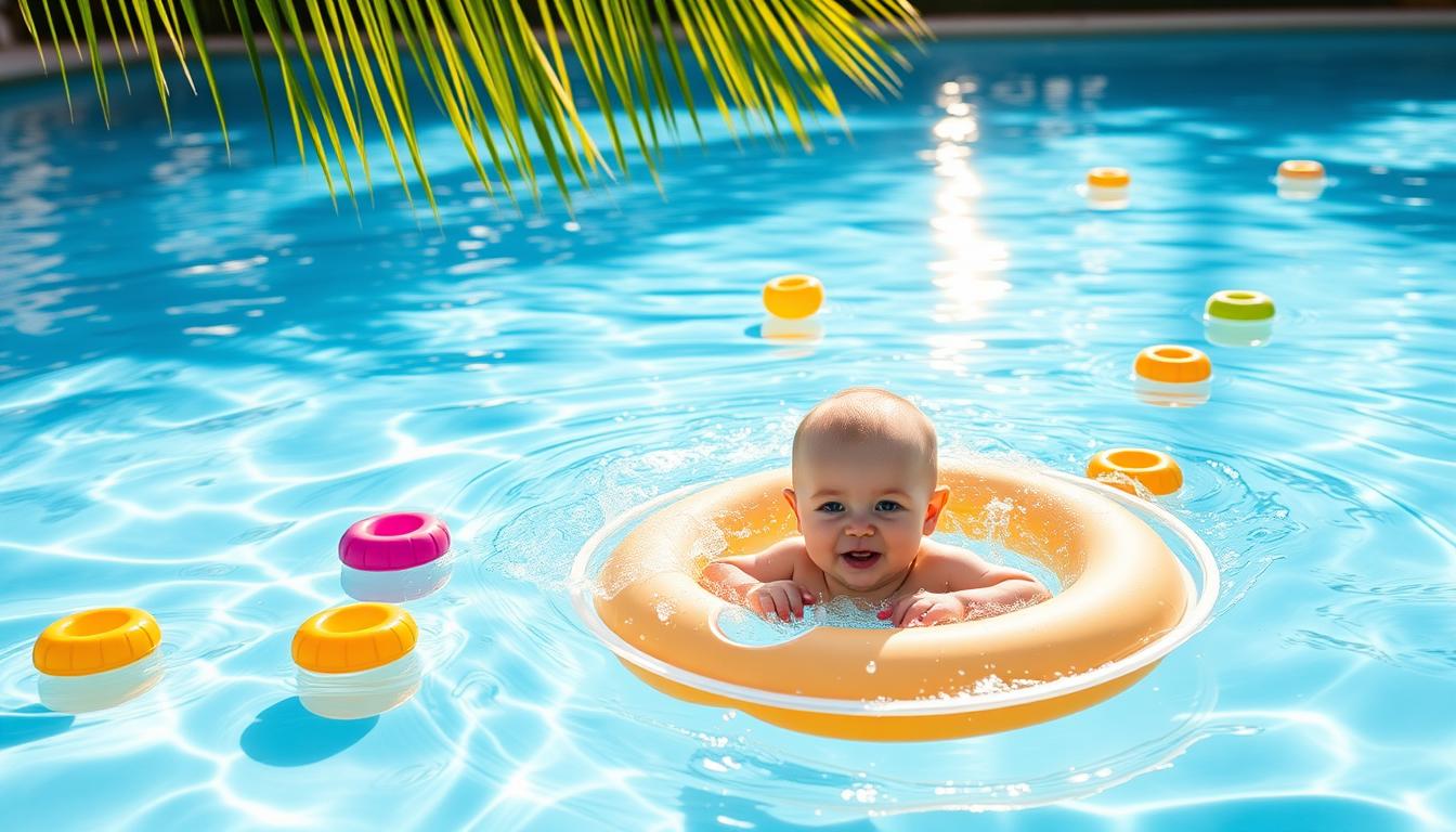 Swimming lessons for babies
