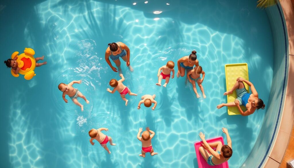 פעילויות שחייה המתאימות לגיל