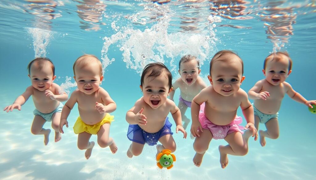 המלצות גיל לשחיית תינוקות