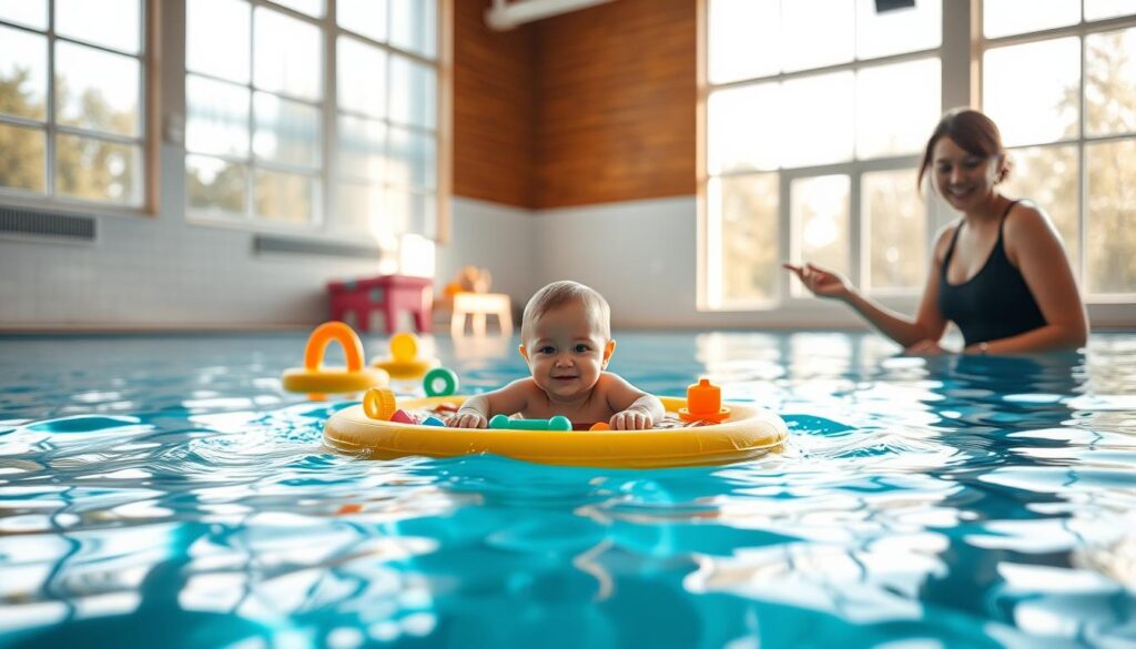 ציפיות משיעורי שחייה לתינוקות