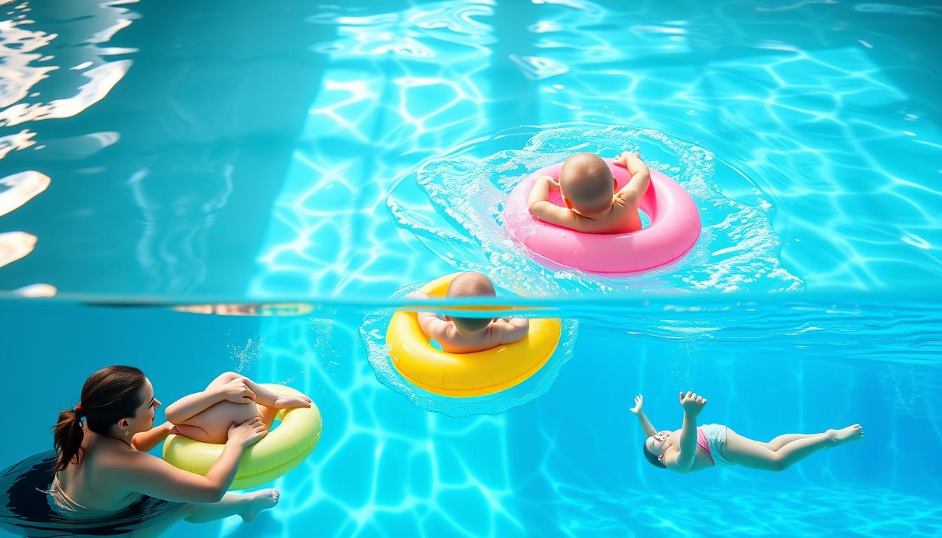 baby swimming techniques