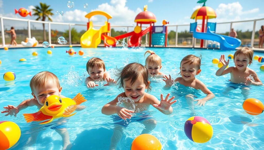 משחקי שחייה מרתקים לפעוטות