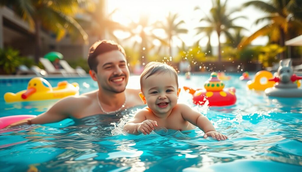 family swimming activities