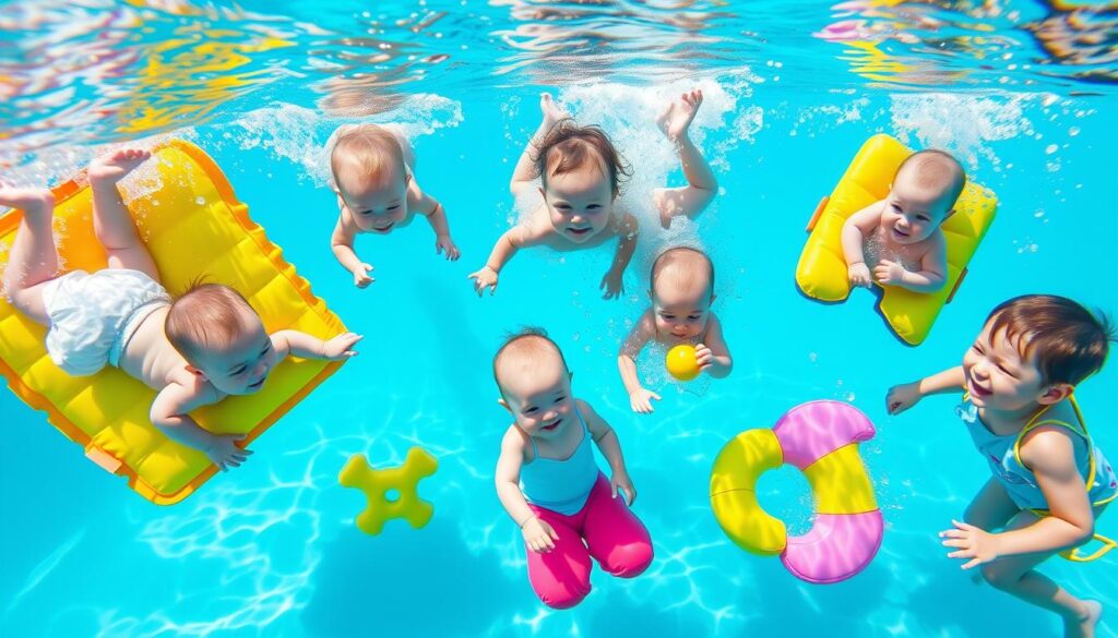 פעילויות שחייה מהנות לתינוקות
