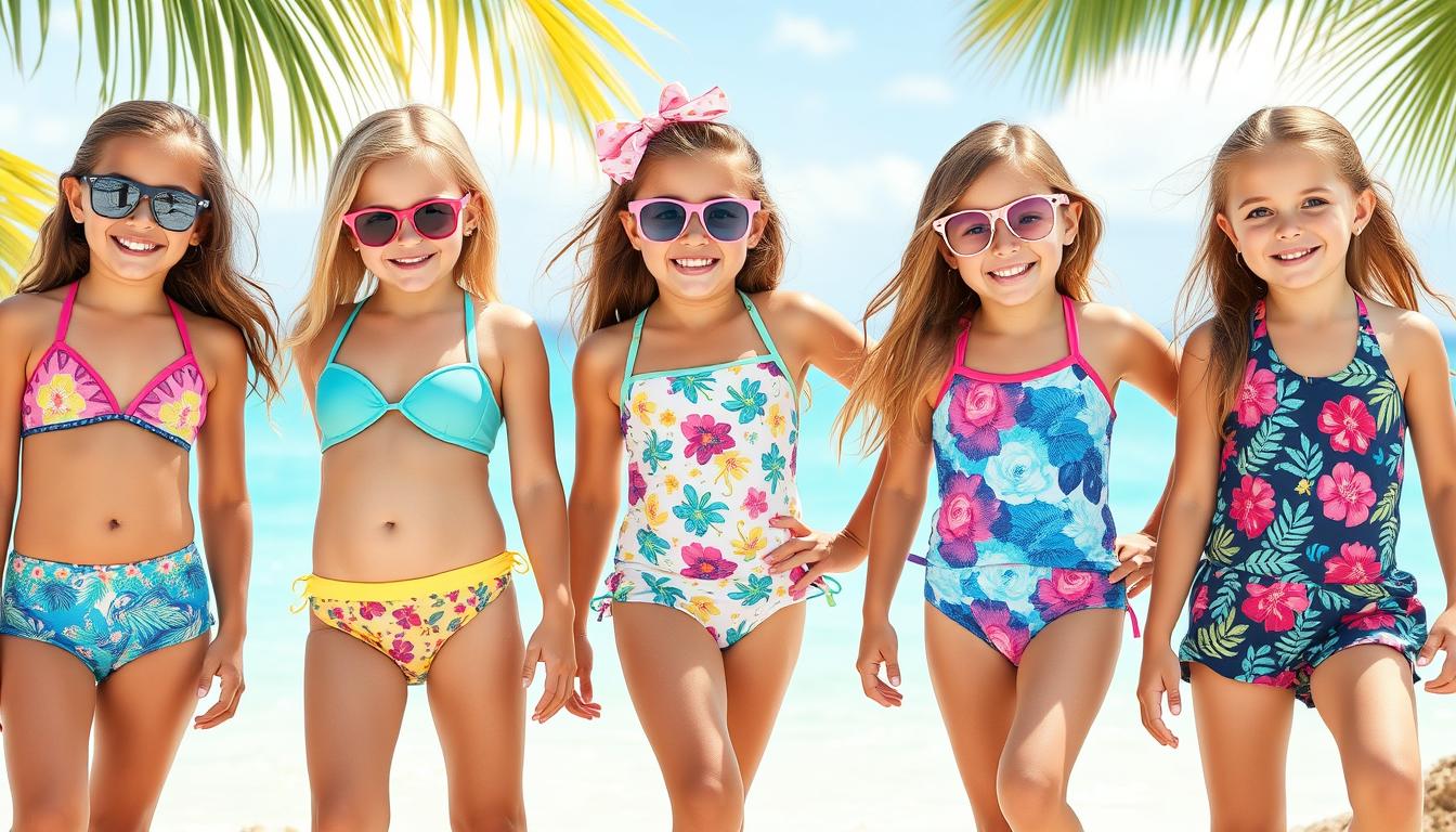 בגדי ים אופנתיים לילדות