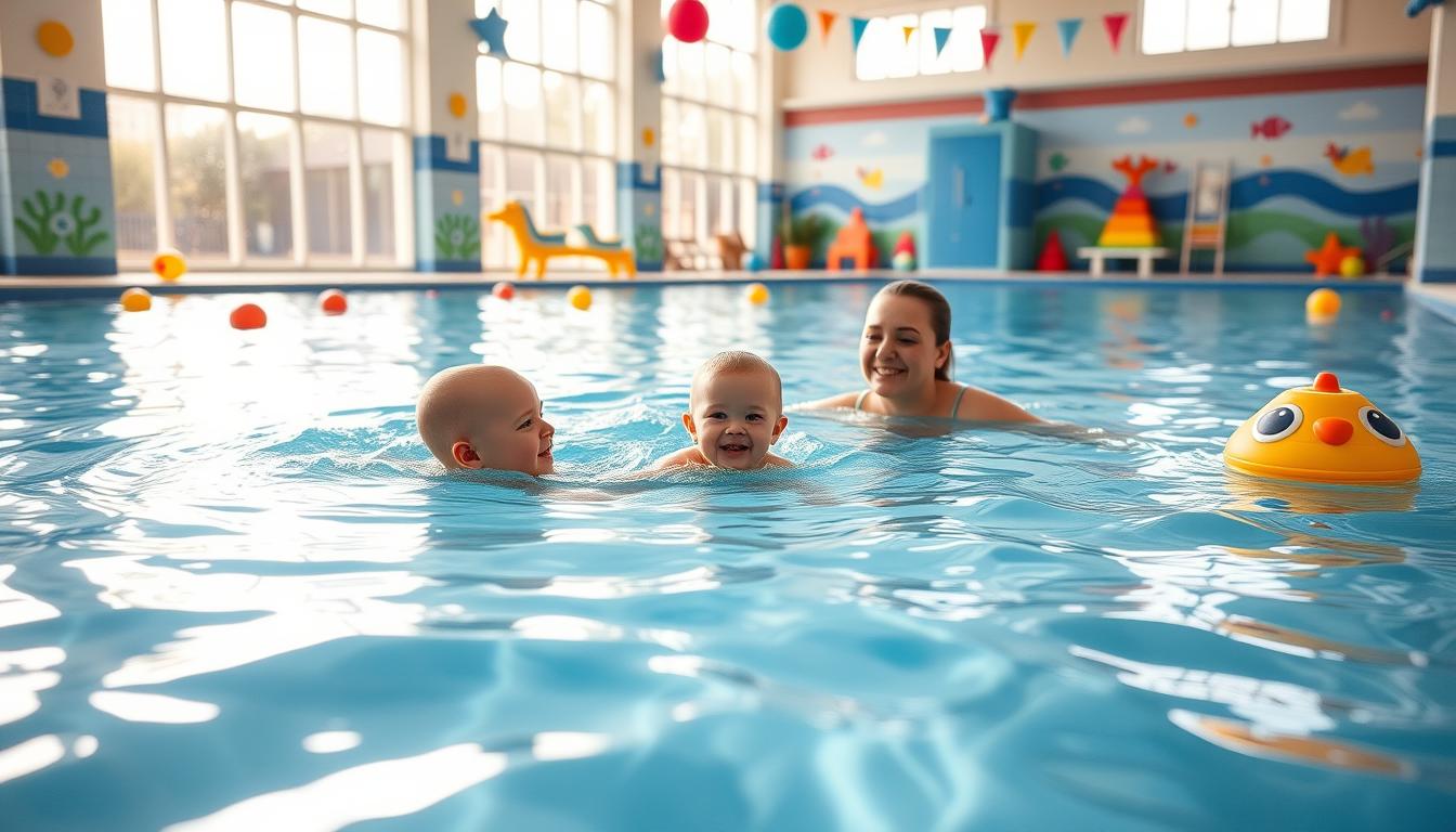 שיעורי שחייה לתינוקות 1