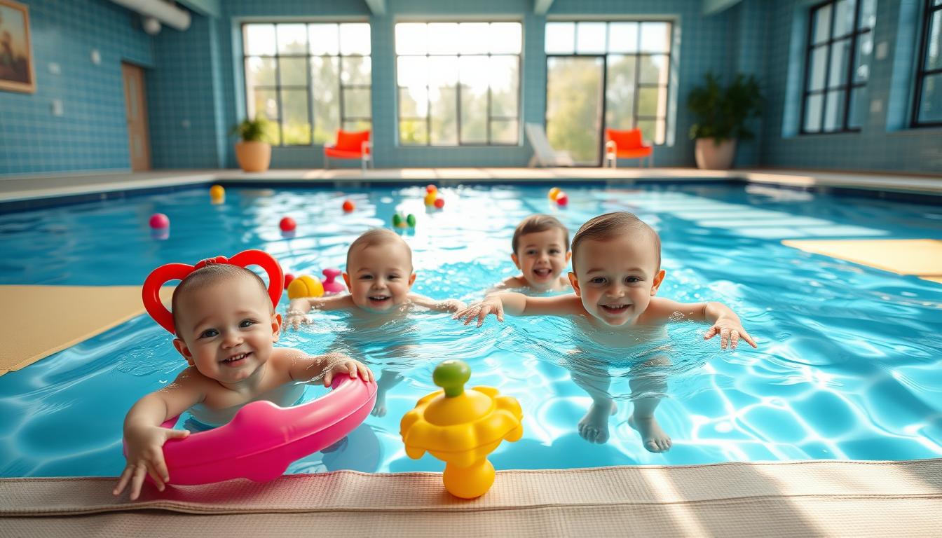 אימון ספורט מים לתינוקות ופעוטות