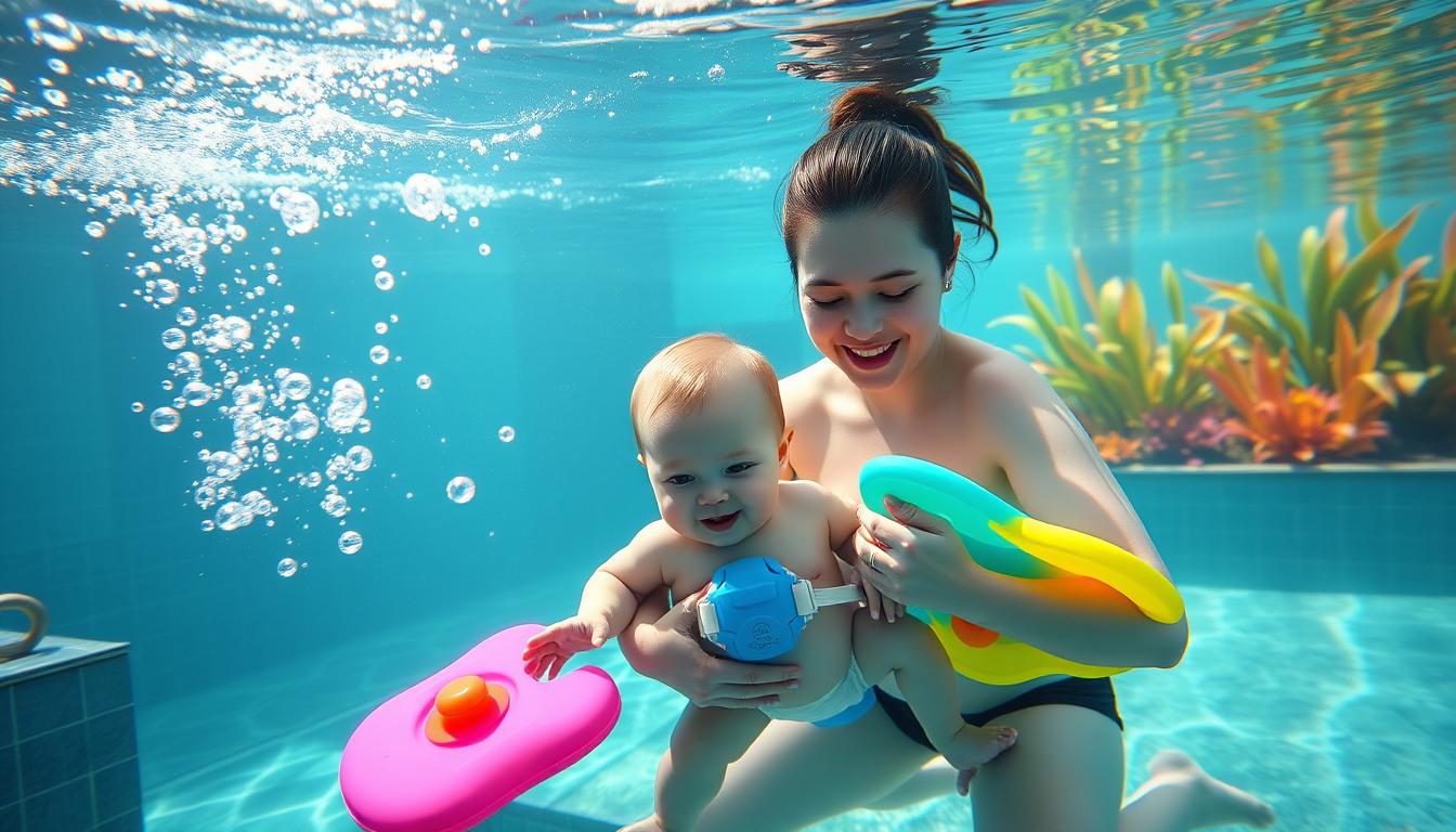 טכניקות לשחייה לתינוקות