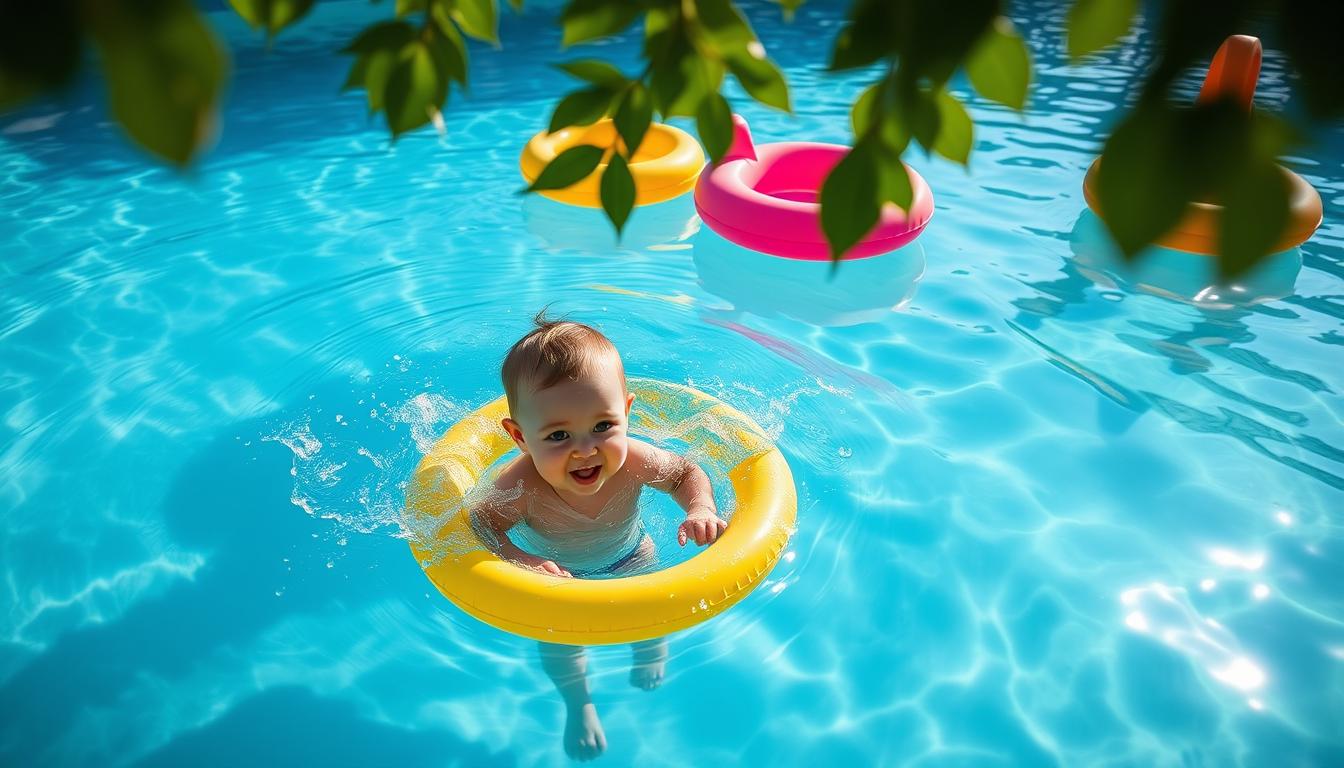 כישורים לביטחון במים לתינוקות