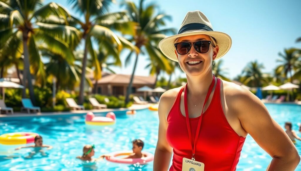 מציל בבריכה מציל בבריכה