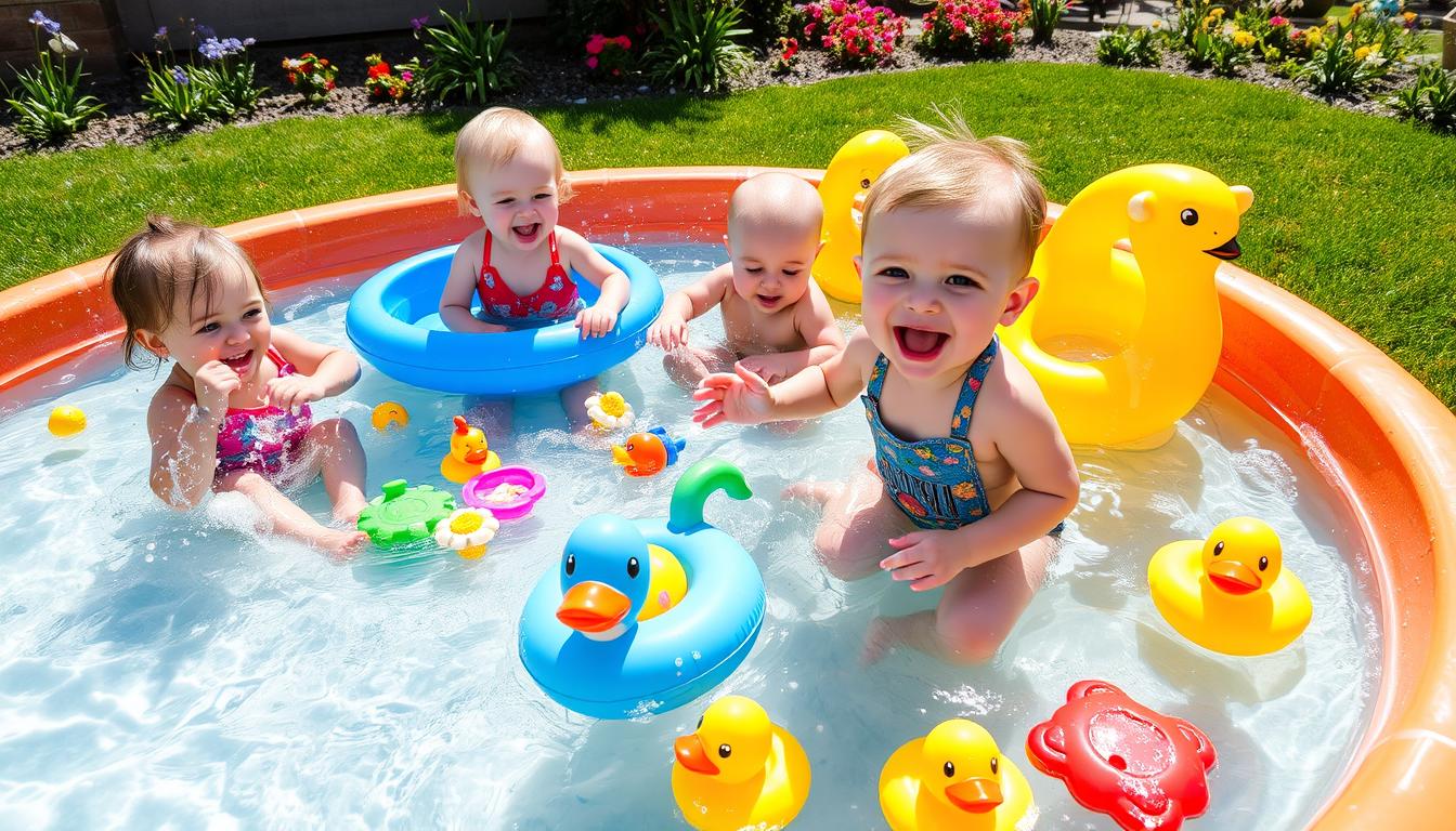 פעילויות מים לפעוטות ותינוקות