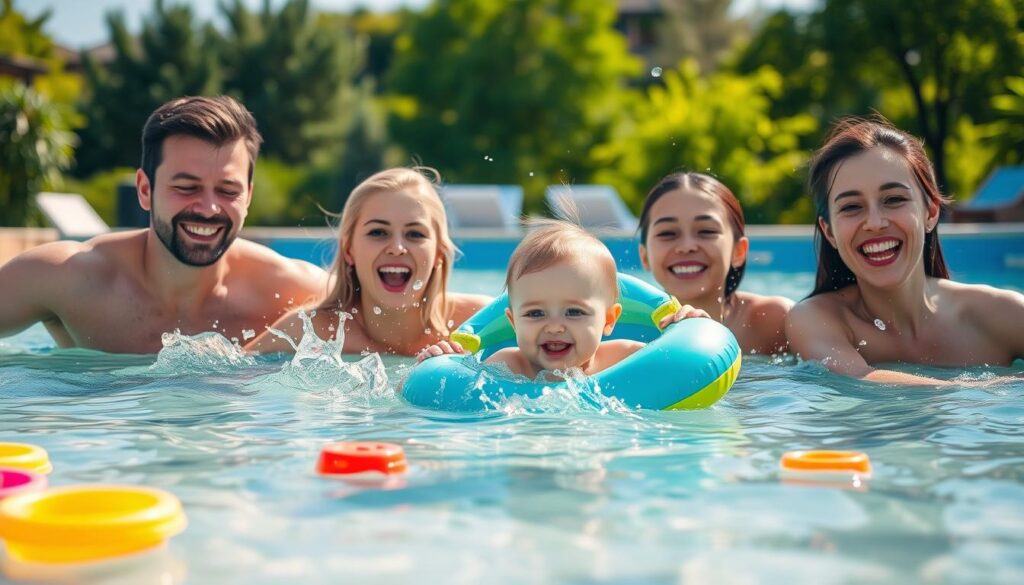 פעילות משפחתית במים