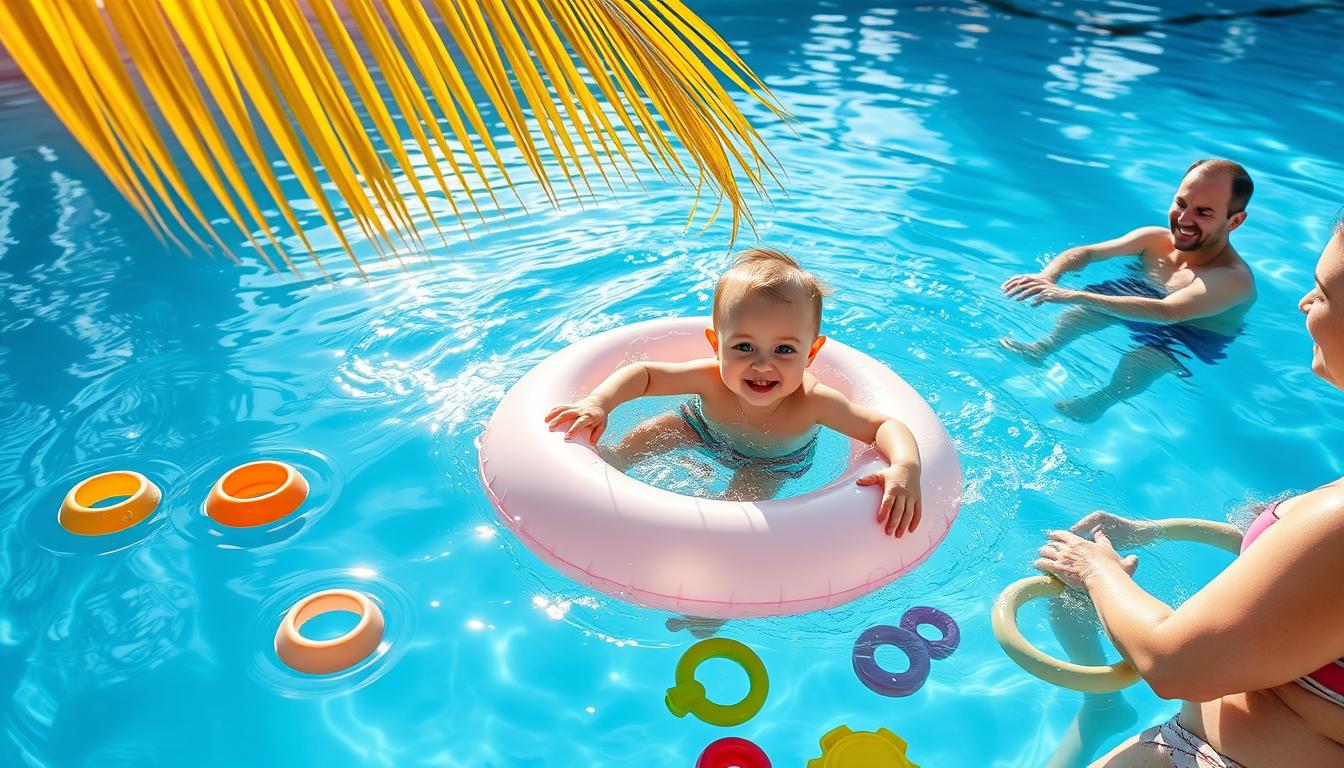 תרגולי שחייה לתינוקות