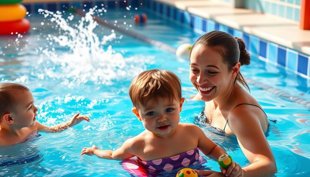 מורה לשחייה לפעוטות