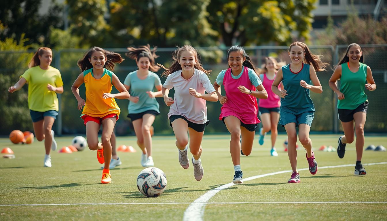 נערות ספורט מתחילות