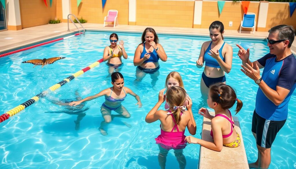 סוגי מדריכי שחייה