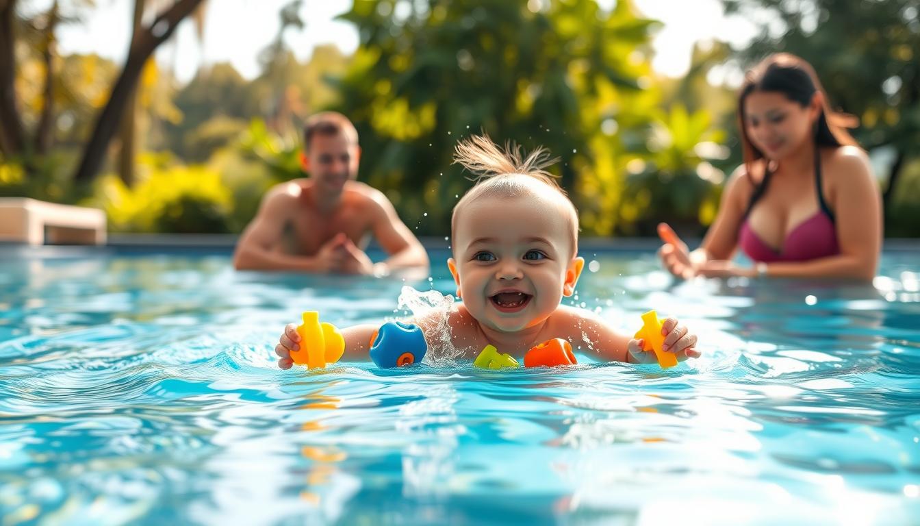 תרגולים מיוחדים לתינוקות שליטה במים