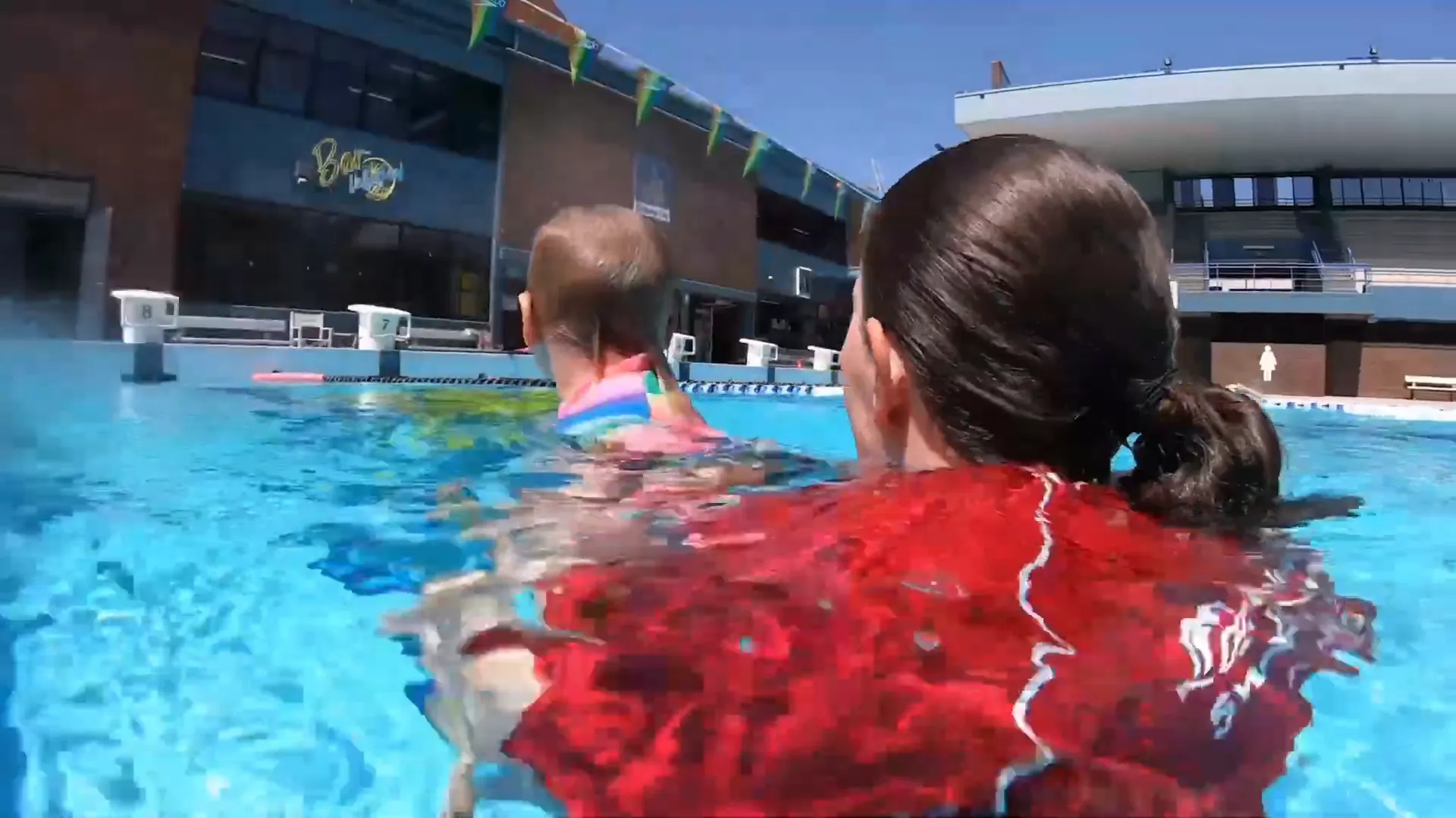 child feeling proud after a successful jump