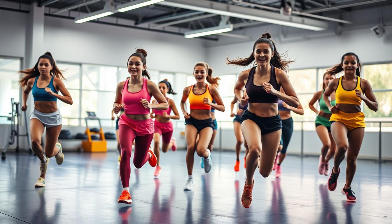 נערות בשחייה מתקדמת